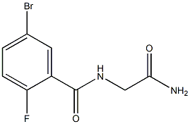 N-(2-amino-2-oxoethyl)-5-bromo-2-fluorobenzamide Structure