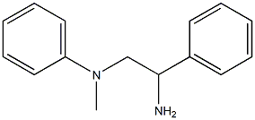 N-(2-amino-2-phenylethyl)-N-methyl-N-phenylamine 结构式
