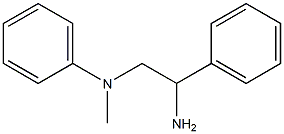 N-(2-amino-2-phenylethyl)-N-methyl-N-phenylamine Structure