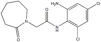 N-(2-amino-4,6-dichlorophenyl)-2-(2-oxoazepan-1-yl)acetamide|
