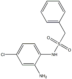 N-(2-amino-4-chlorophenyl)-1-phenylmethanesulfonamide