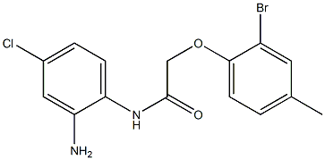 N-(2-amino-4-chlorophenyl)-2-(2-bromo-4-methylphenoxy)acetamide|