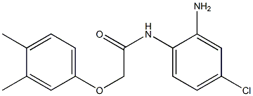 N-(2-amino-4-chlorophenyl)-2-(3,4-dimethylphenoxy)acetamide Structure