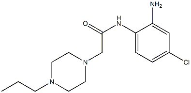 N-(2-amino-4-chlorophenyl)-2-(4-propylpiperazin-1-yl)acetamide Structure