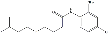 N-(2-amino-4-chlorophenyl)-4-(3-methylbutoxy)butanamide Struktur