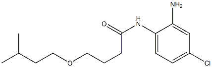 N-(2-amino-4-chlorophenyl)-4-(3-methylbutoxy)butanamide Structure