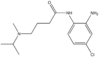 N-(2-amino-4-chlorophenyl)-4-[isopropyl(methyl)amino]butanamide Struktur