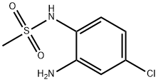 N-(2-amino-4-chlorophenyl)methanesulfonamide, 156522-12-2, 结构式