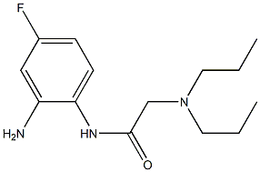 N-(2-amino-4-fluorophenyl)-2-(dipropylamino)acetamide Struktur