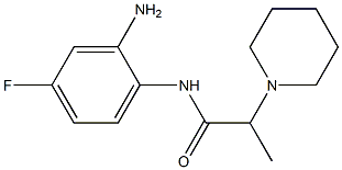  N-(2-amino-4-fluorophenyl)-2-piperidin-1-ylpropanamide