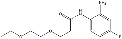 N-(2-amino-4-fluorophenyl)-3-(2-ethoxyethoxy)propanamide