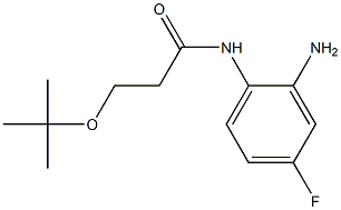 N-(2-amino-4-fluorophenyl)-3-(tert-butoxy)propanamide Structure