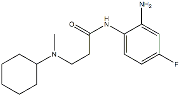  N-(2-amino-4-fluorophenyl)-3-[cyclohexyl(methyl)amino]propanamide