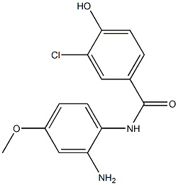 N-(2-amino-4-methoxyphenyl)-3-chloro-4-hydroxybenzamide Struktur