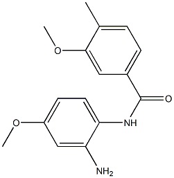 N-(2-amino-4-methoxyphenyl)-3-methoxy-4-methylbenzamide 结构式