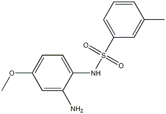 N-(2-amino-4-methoxyphenyl)-3-methylbenzenesulfonamide Struktur