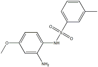 N-(2-amino-4-methoxyphenyl)-3-methylbenzenesulfonamide Structure