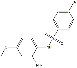  N-(2-amino-4-methoxyphenyl)-4-bromobenzene-1-sulfonamide