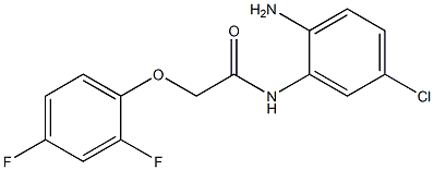 N-(2-amino-5-chlorophenyl)-2-(2,4-difluorophenoxy)acetamide Structure