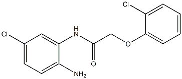 N-(2-amino-5-chlorophenyl)-2-(2-chlorophenoxy)acetamide Struktur