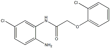 N-(2-amino-5-chlorophenyl)-2-(2-chlorophenoxy)acetamide 结构式