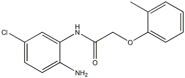 N-(2-amino-5-chlorophenyl)-2-(2-methylphenoxy)acetamide Structure