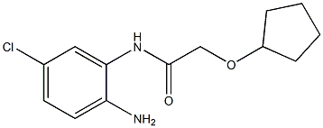 N-(2-amino-5-chlorophenyl)-2-(cyclopentyloxy)acetamide Struktur