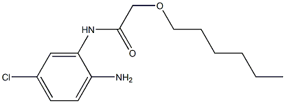 N-(2-amino-5-chlorophenyl)-2-(hexyloxy)acetamide Struktur