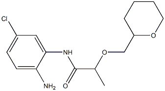 N-(2-amino-5-chlorophenyl)-2-(oxan-2-ylmethoxy)propanamide,,结构式