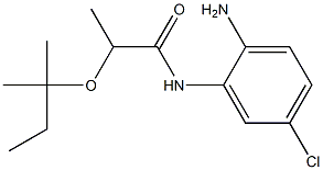 N-(2-amino-5-chlorophenyl)-2-[(2-methylbutan-2-yl)oxy]propanamide,,结构式