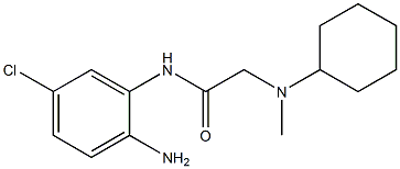 N-(2-amino-5-chlorophenyl)-2-[cyclohexyl(methyl)amino]acetamide Structure