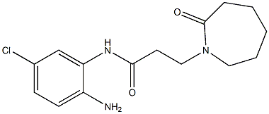 N-(2-amino-5-chlorophenyl)-3-(2-oxoazepan-1-yl)propanamide,,结构式