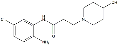 N-(2-amino-5-chlorophenyl)-3-(4-hydroxypiperidin-1-yl)propanamide|