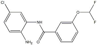 N-(2-amino-5-chlorophenyl)-3-(difluoromethoxy)benzamide Struktur