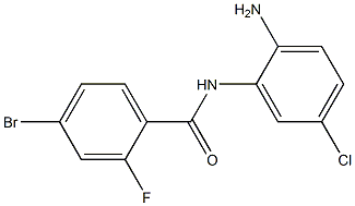 N-(2-amino-5-chlorophenyl)-4-bromo-2-fluorobenzamide Struktur