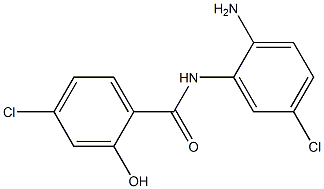 N-(2-amino-5-chlorophenyl)-4-chloro-2-hydroxybenzamide Struktur