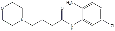 N-(2-amino-5-chlorophenyl)-4-morpholin-4-ylbutanamide Structure