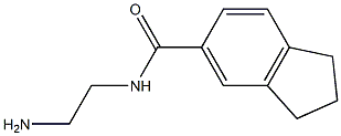 N-(2-aminoethyl)-2,3-dihydro-1H-indene-5-carboxamide 结构式