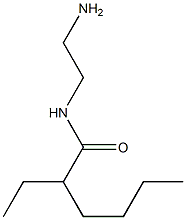 N-(2-aminoethyl)-2-ethylhexanamide 化学構造式