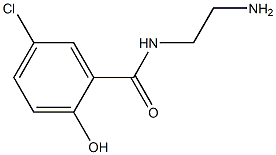 N-(2-aminoethyl)-5-chloro-2-hydroxybenzamide Struktur