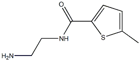 N-(2-aminoethyl)-5-methylthiophene-2-carboxamide 化学構造式