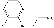 N-(2-aminoethyl)-N-(3-chloropyridin-2-yl)amine 化学構造式