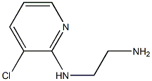 N-(2-aminoethyl)-N-(3-chloropyridin-2-yl)amine,,结构式