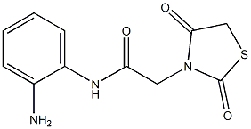 N-(2-aminophenyl)-2-(2,4-dioxo-1,3-thiazolidin-3-yl)acetamide