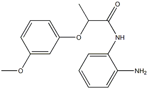N-(2-aminophenyl)-2-(3-methoxyphenoxy)propanamide 结构式