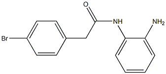 N-(2-aminophenyl)-2-(4-bromophenyl)acetamide,,结构式