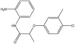N-(2-aminophenyl)-2-(4-chloro-3-methylphenoxy)propanamide Struktur