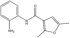N-(2-aminophenyl)-2,5-dimethyl-3-furamide,,结构式