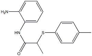 N-(2-aminophenyl)-2-[(4-methylphenyl)sulfanyl]propanamide