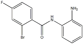 N-(2-aminophenyl)-2-bromo-4-fluorobenzamide 化学構造式